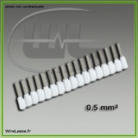 Embouts de fin de cablage 0.5 mm²