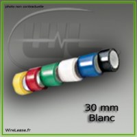 Ruban de marquage 30 mm blanc